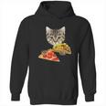 Cat Eating Taco And Pizza Shirt Funny Kitty By Zany Brainy Hoodie