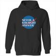 Clique Clothing Nasa Never A Straight Answer Hoodie