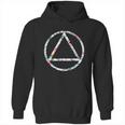 Cool Aa Symbol Narcotics Anonymous Na Aa Funny Gift Hoodie