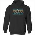 Detroit Michigan Vintage Mountains Hoodie