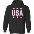 Distressed Usa Patriotic Logo Hoodie