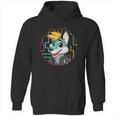 Djing Dj Fox Furry Furries Tail Ears Cosplay Hoodie