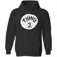 Dr Seuss Thing 2 Emblem Red Hoodie