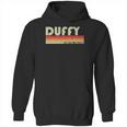 Duffy Surname Funny Retro Vintage 80S 90S Family Reunion Hoodie