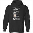 Eat Sleep Yaoi Repeat Gift Graphic Design Printed Casual Daily Basic Hoodie