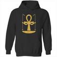 Egyptian Ankh Cross With Arms Holding Scepters Hoodie