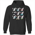 Emoji Boston Terrier Dog Face Hoodie