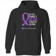 In This Family No One Fights Alone Alzheimer Ribbon Hoodie