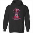 Funny Ribbon Like A Girl Sugar Skull Fight Breast Cancer Awareness Graphic Design Printed Casual Daily Basic Hoodie