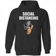 Funny Social Distancing Gun Hoodie