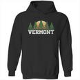 Funny Vintage Vermont Retro Logo Hoodie