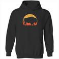 Great American Buffalo With A Vintage Hoodie