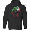 Grinch Hand Holding Love Hair Stylist Hoodie