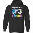 Happy 3Rd Birthday To Baby Shark With Wonderful Things Hoodie