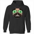 High Off Weed Smiling Pug Hoodie