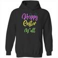 Hoppy Happy Easter Yall Southern Hoodie