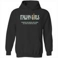 Italian - Italian - Italian Girls T-Shirt Hoodie