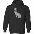 Jackalope Funny Rabbit Hoodie