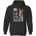 Japanese Retro Art Ninja Saving The Maiden Samurai Warrior Hoodie