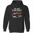 Im Just Plane Crazy Aviation Gifts For Aircraft Pilots Hoodie