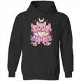 Kawaii Pastel Goth Cute Creepy 3 Headed Dog Hoodie