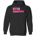 Kyla Name Personalized Retro Vintage 80S 90S Style Hoodie