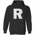 Letter R Alphabet Capital Initial Spell Word Hoodie