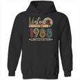 Limited Edition 1988 33Rd Birthday 33 Years Old Vintage Hoodie