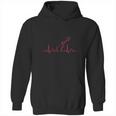 Lines Of Heart Guitar Herz Herzline Elektrokardiogramm Puls Und Takt Mit Gitarre Hoodie