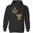 Mens Mason Scottish Rite Split Masonic Wings Up Hoodie