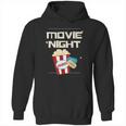 Movie Night Pop Corn Tickets Cinema Coming Soon Hoodie