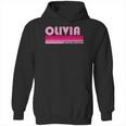 Olivia Name Personalized Retro Vintage 80S 90S Birthday Hoodie