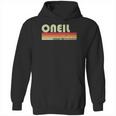 Oneil Surname Funny Retro Vintage 80S 90S Birthday Reunion Hoodie