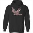 Pacific Northwest Red Tail Hawk Native American Style Art Hoodie