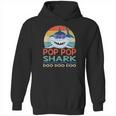 Pop Pop Shark Doo Doo Doo Vintage Matching Family Hoodie