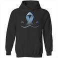 Prostate Awareness Ribbon Mustache Hoodie