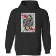 Queen Of Hearts Card Costume Vintage Hoodie