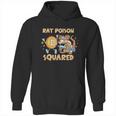 Rat Poison Squared Funny Cartoon Rat Stylized Bitcoin Sketch Graphic Design Printed Casual Daily Basic Hoodie