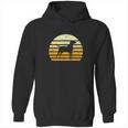 Redbone Coonhound Dog Silhouette Vintage Retro Hoodie