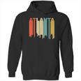 Retro 1970S Style Atlanta Georgia Skyline Hoodie