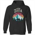 Retro Vintage Mount Shasta California Mountains Bear Hoodie