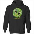 Rick And Morty Michigan Wolverines Football Hoodie