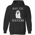 Save The Boooobs Breast Cancer Halloween Ghost Hoodie