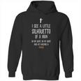 Silhouetto Of A Man Mango Funny Song Lyric Silhouette Design Hoodie