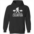 Social Distancing Champ Graphic Funny Hoodie