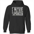 I Have Spoken The Mandalorian - Grunge Background Hoodie