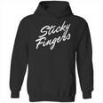 Sticky Fingers Band Logo White Hoodie