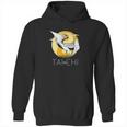 Tai Chi Yin Yang Crane Chinese Art Hoodie