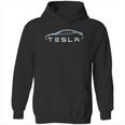 Tesla Model S Electric Car Outline Design Hoodie