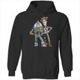 Toy Story Character Buzz Lightyear And Woody Hoodie